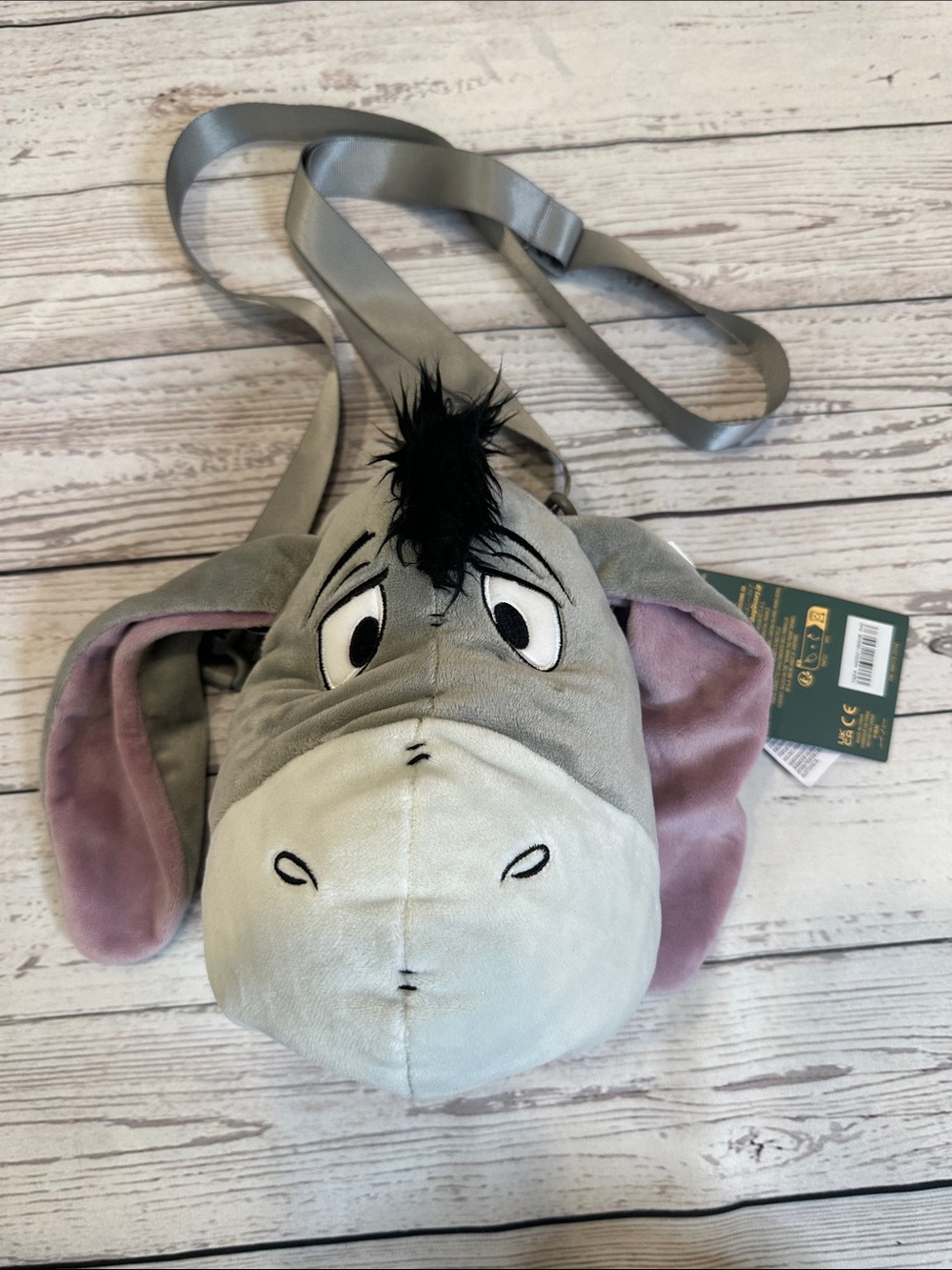 Disney Parks Winnie the Pooh Eeyore Plush Crossbody Bag